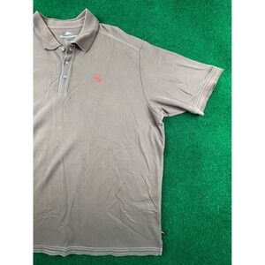 Tommy Bahama 2XB Mens Polo Shirt Short Sleeve Golf Casual Brown